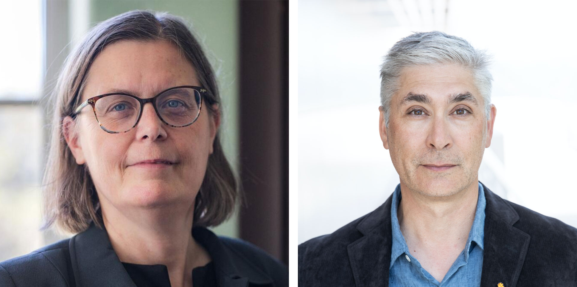 Cathryn Carson and Patrick McCray headshots side-by-side