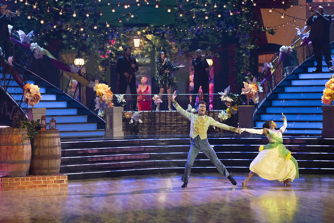 Jordan Chiles performs on "Dancing with the Stars"