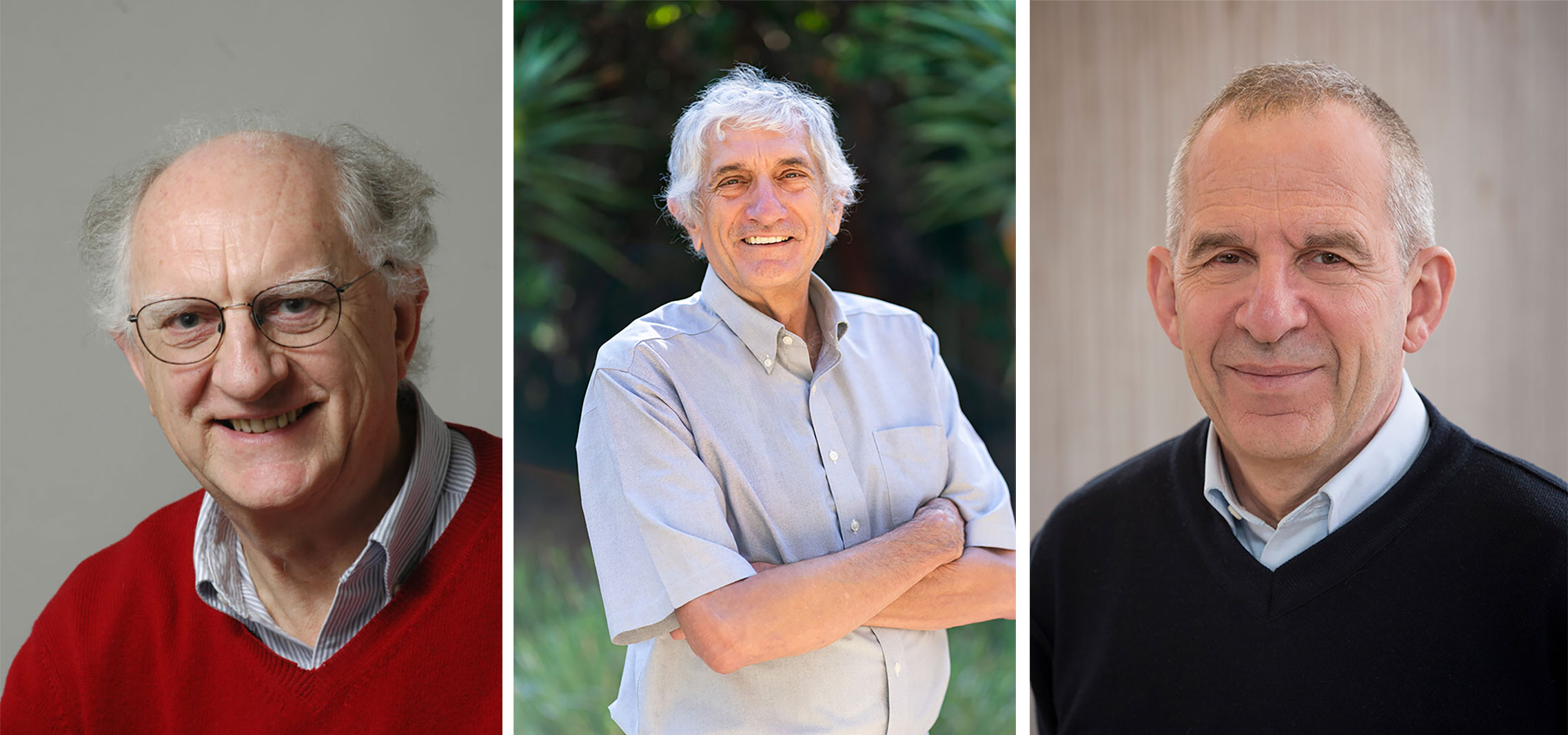 Portraits of John Clarke, John Martinis and Michel Devoret