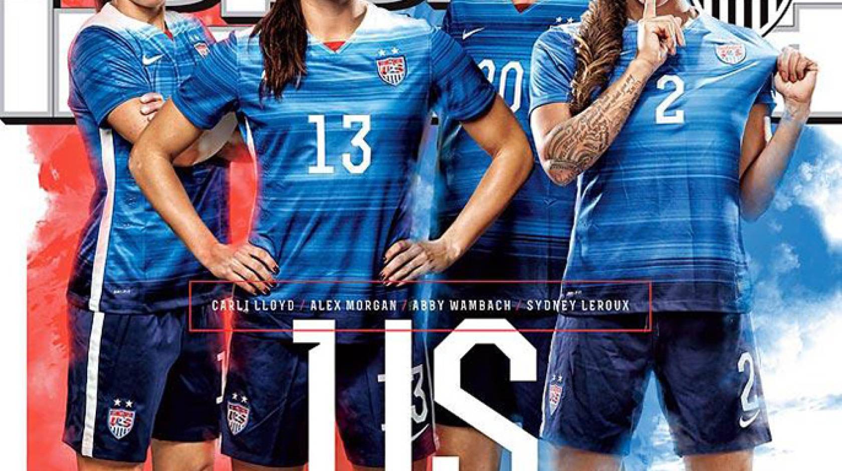 Alex Morgan (13) of UC Berkeley and Sydney Leroux (2) of UCLA are among the U.S. women's national team players on last week's cover of Sports Illustrated previewing the Women's World Cup.