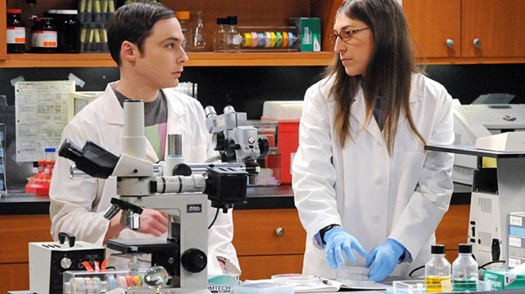 Jim Parsons and Mayim Bialik, 'Big Bang Theory'