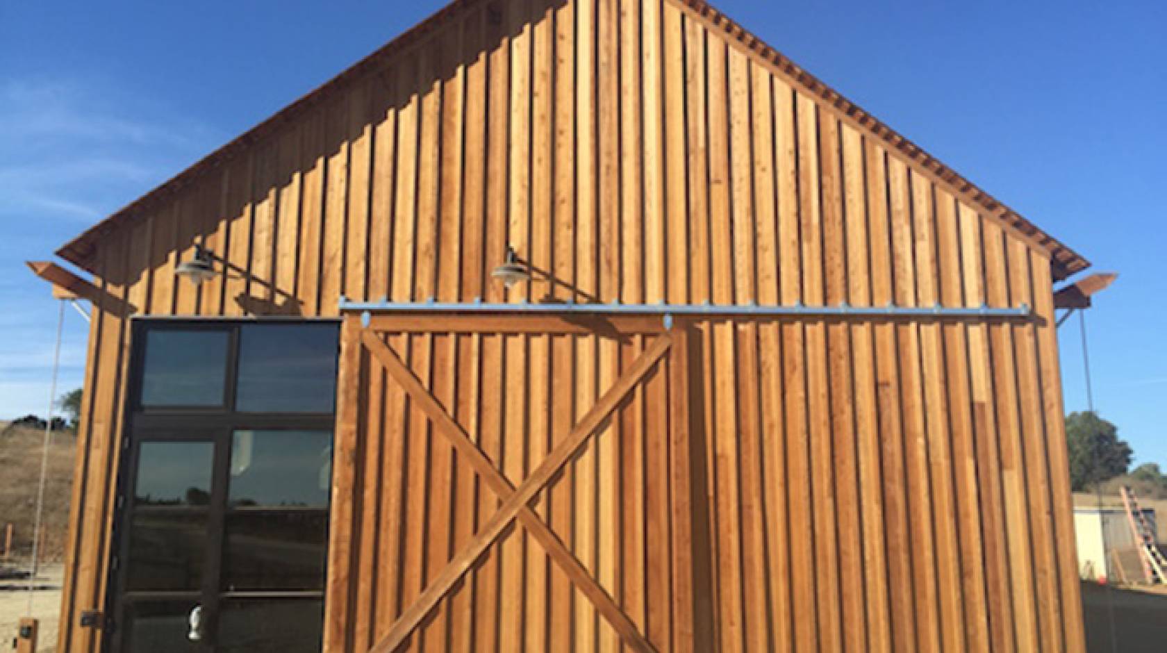 Cowell Ranch Hay Barn pictured on Friday, Sept. 4 awaiting the pouring of concrete at the entrance and along the west side.