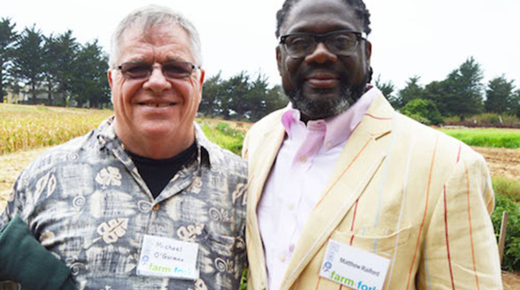 Michael O'Gorman (left) and Matthew Raiford at Farm to Fork.