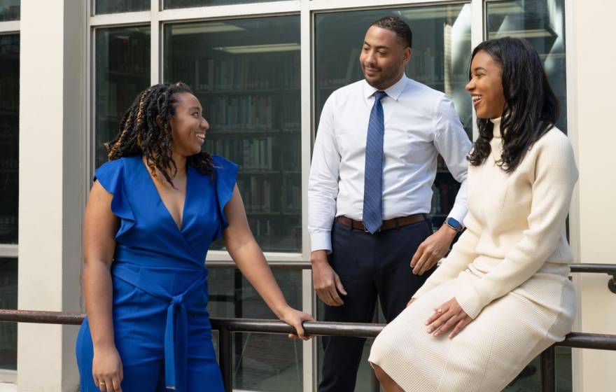 Chinyere Nwonye, Elliot Woods and Jendalyn Coulter