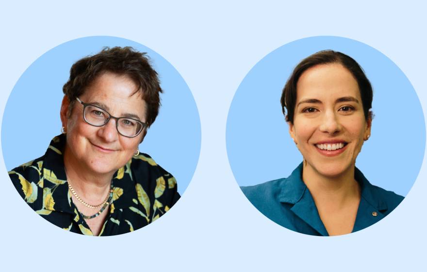 Two headshots of two UC Berkeley professors honored with 2025 Guggenheim fellowships