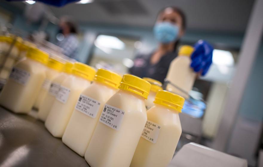 Bottles of human milk