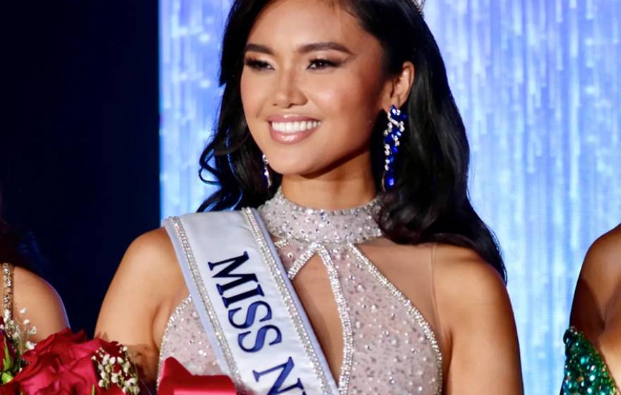 Marizza Delgado in her Miss New York USA crown
