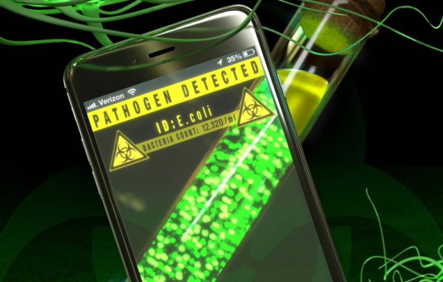 Pathogen detected screen visualization