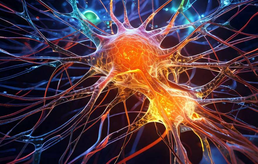 an illustration of synapses