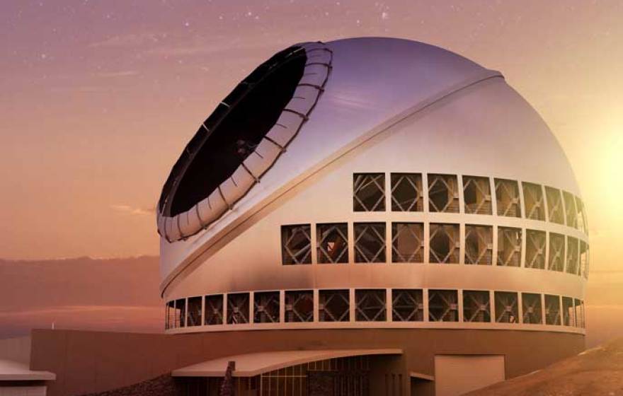 Artist's rendering, Thirty Meter Telescope
