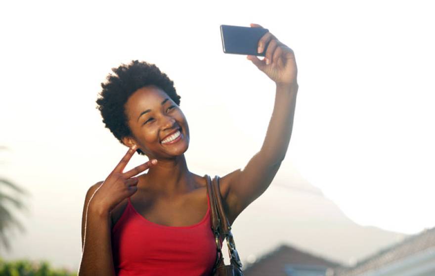 UC Irvine selfies photo camera