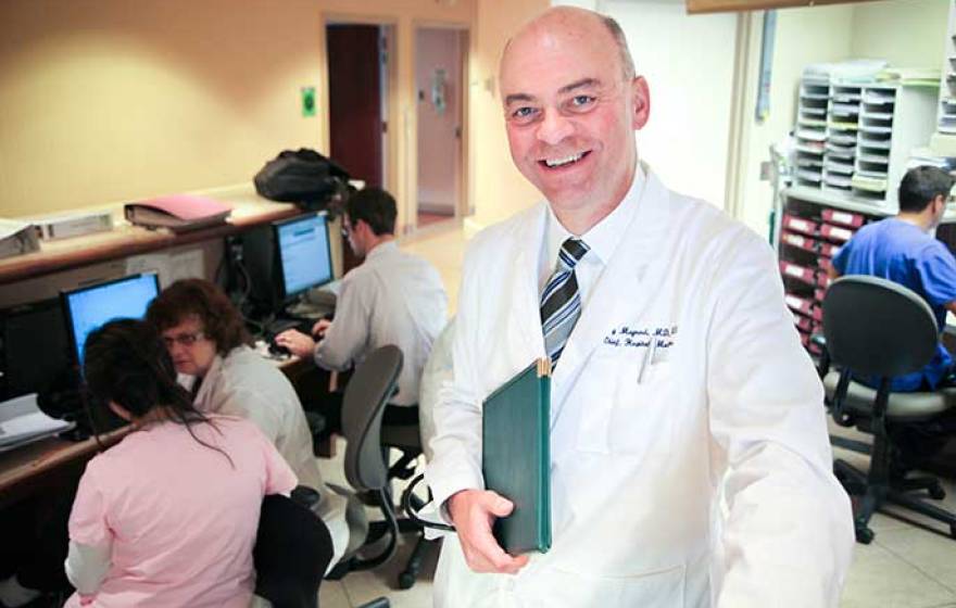 UC Davis Medical Center Chief Quality Officer Gregory Maynard led a project that has reduced blood clots at UC medical centers by 24 percent.