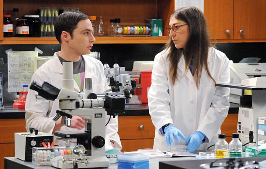 Jim Parsons and Mayim Bialik, 'Big Bang Theory'