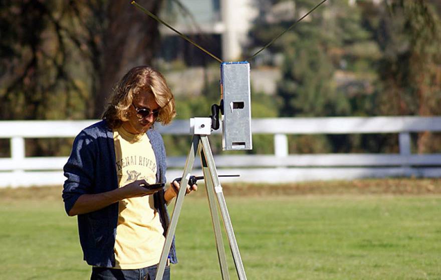 ELFIN satellite radio test