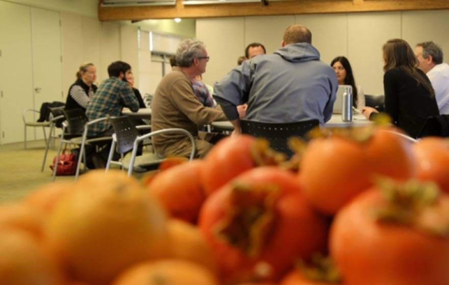 Staff members from UC Santa Barbara's sustainability, housing and dining teams met with counterparts from UC Merced as well as area farmers and Harvest Santa Barbara.