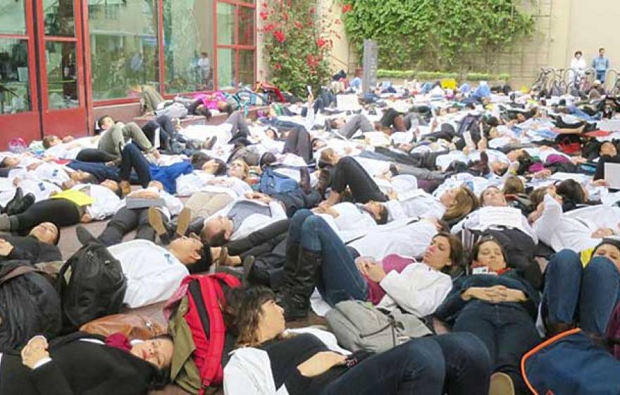 UCSF 'die-in'