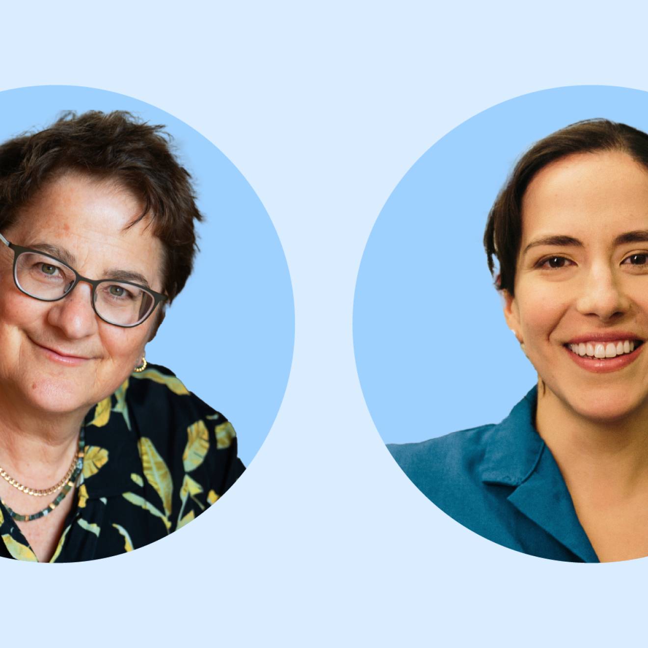 Two headshots of two UC Berkeley professors honored with 2025 Guggenheim fellowships